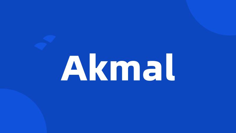 Akmal