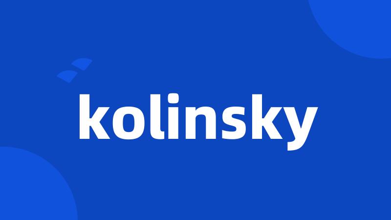 kolinsky