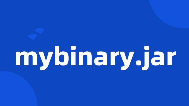 mybinary.jar