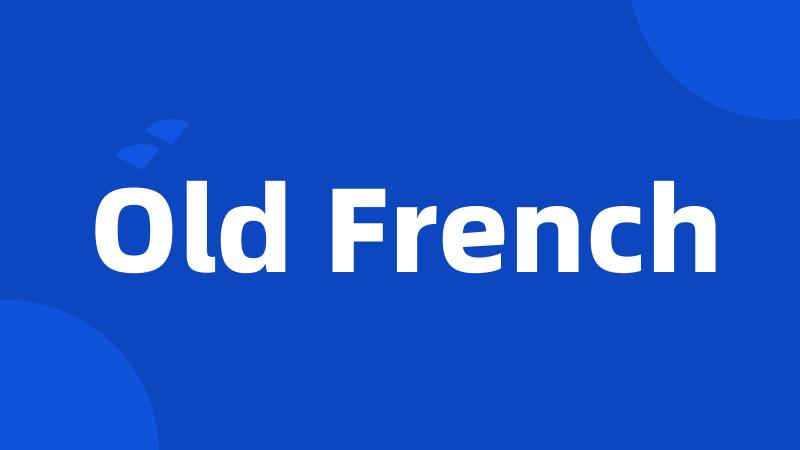 Old French