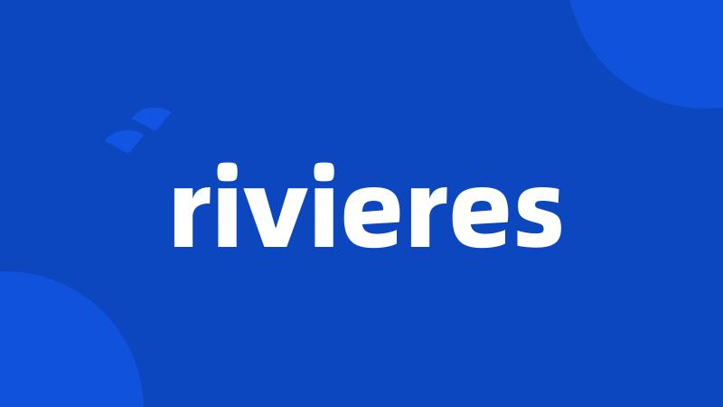 rivieres