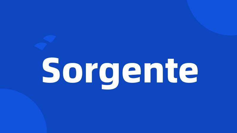 Sorgente