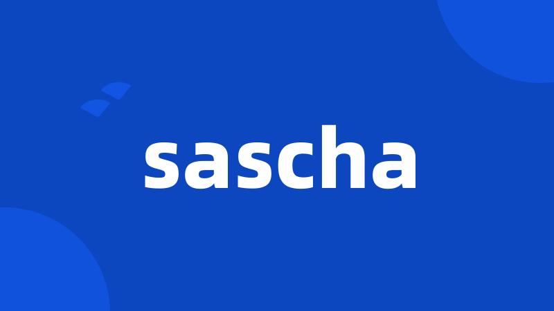 sascha