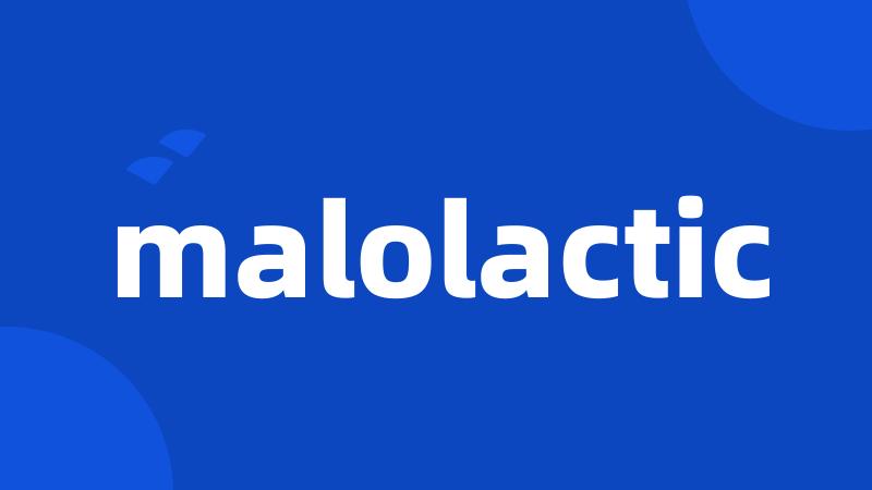 malolactic