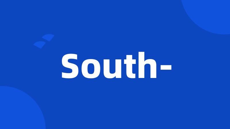 South-