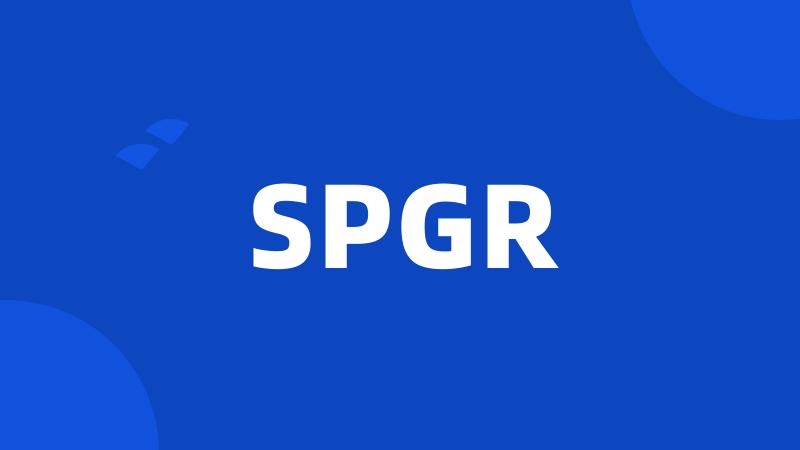 SPGR