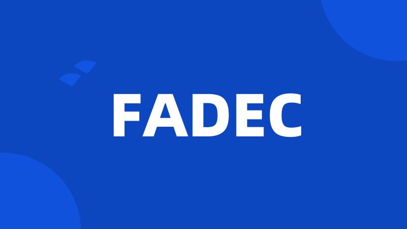 FADEC