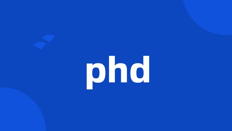 phd