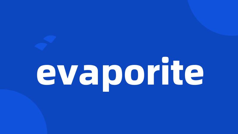 evaporite