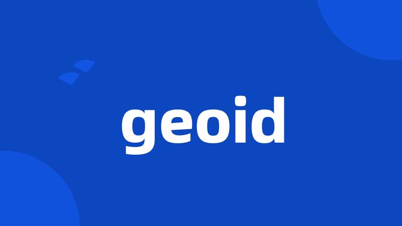 geoid