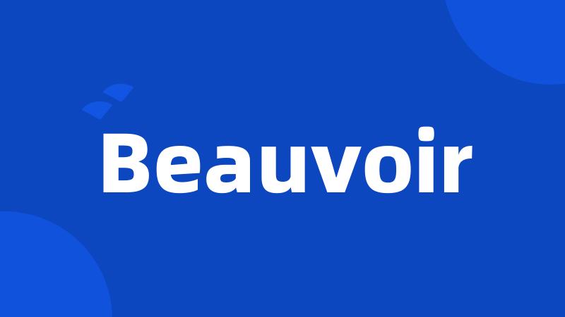 Beauvoir