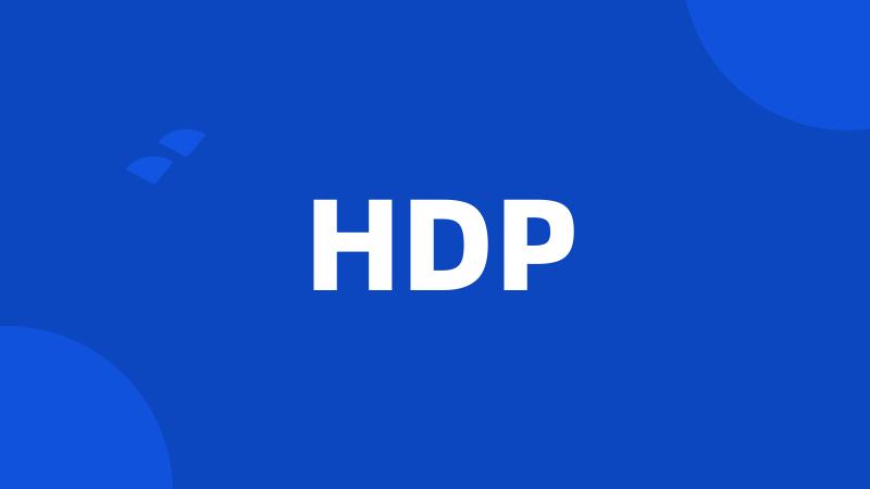 HDP