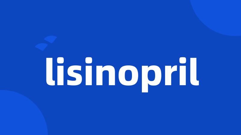 lisinopril