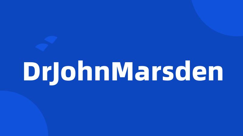 DrJohnMarsden