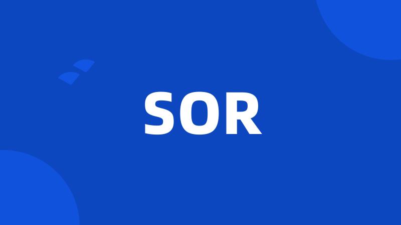 SOR