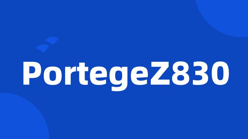 PortegeZ830