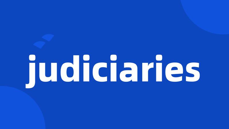 judiciaries