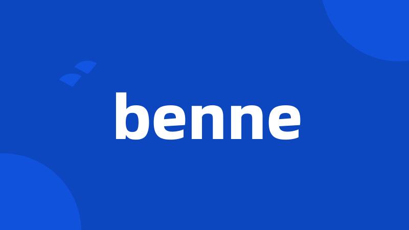 benne