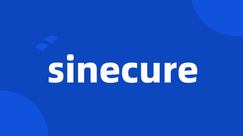 sinecure