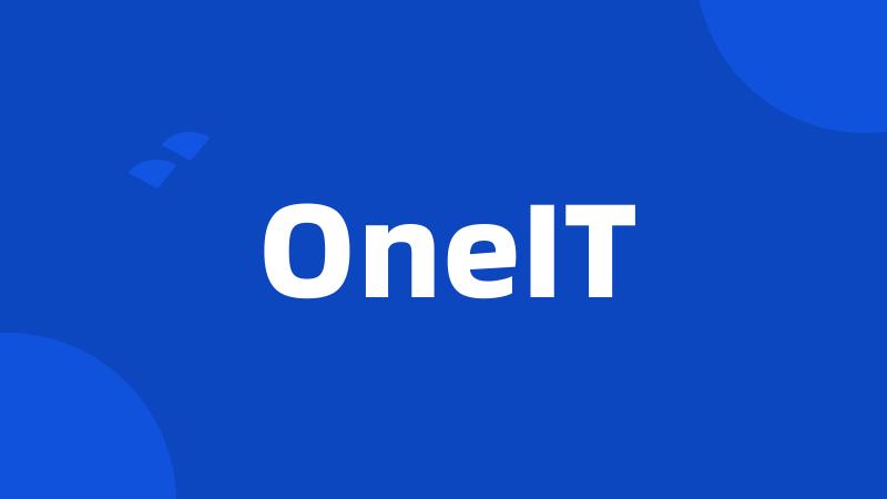 OneIT