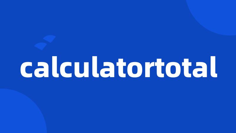 calculatortotal