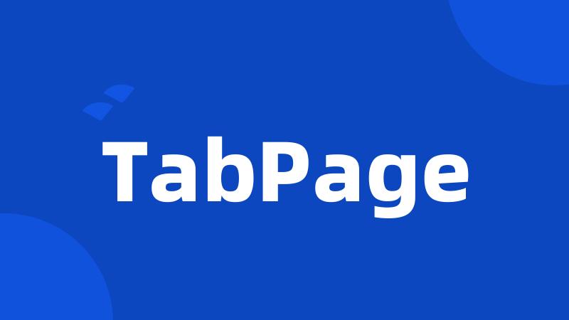 TabPage