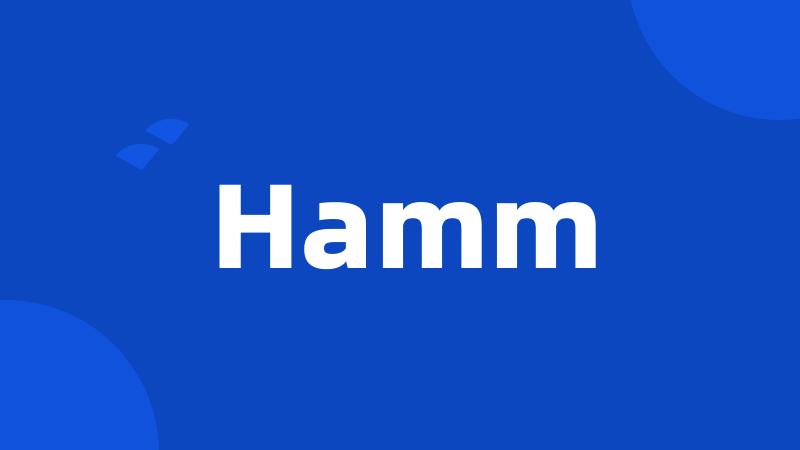 Hamm