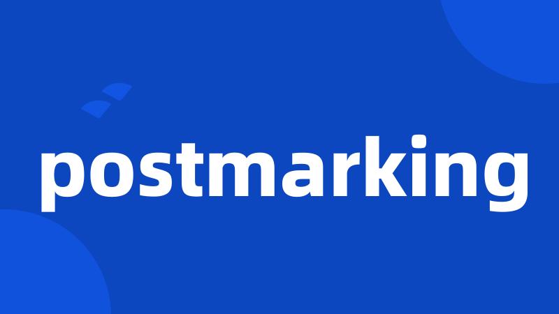 postmarking