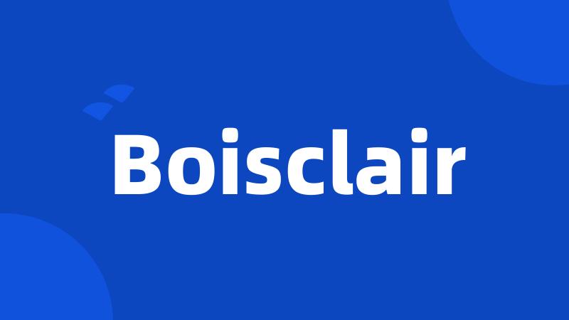 Boisclair