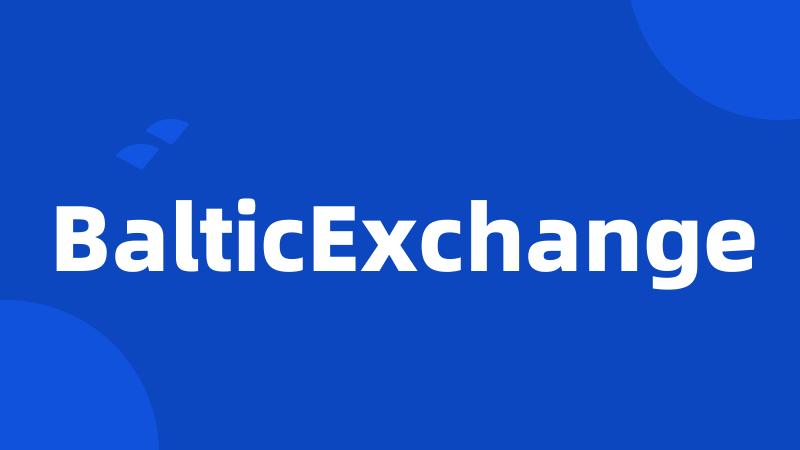 BalticExchange