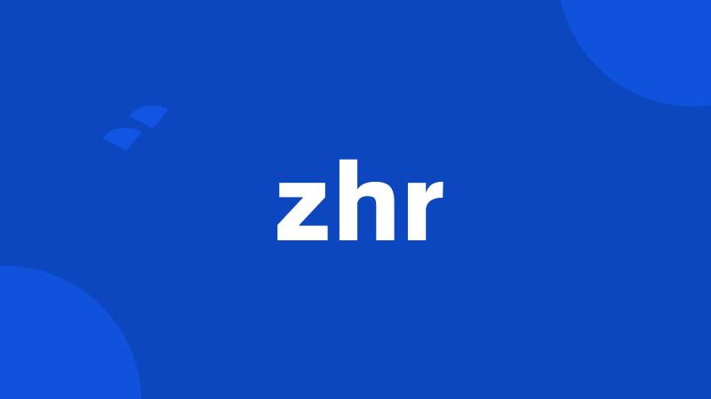 zhr