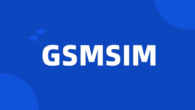 GSMSIM