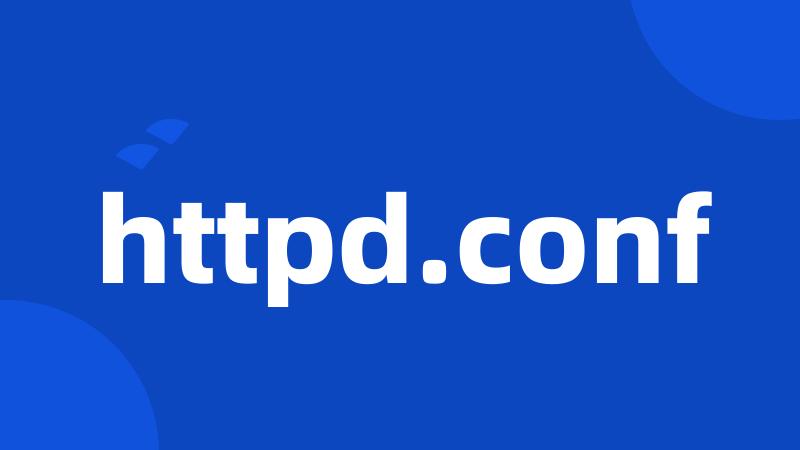 httpd.conf