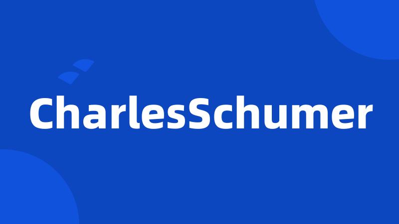 CharlesSchumer