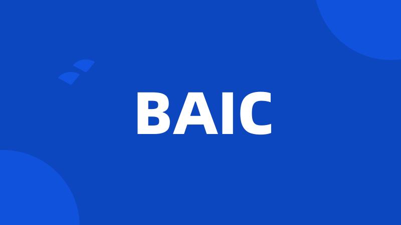 BAIC