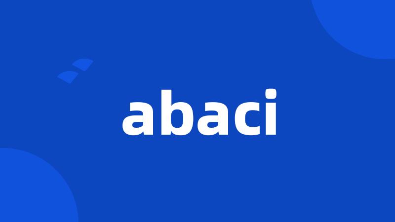 abaci