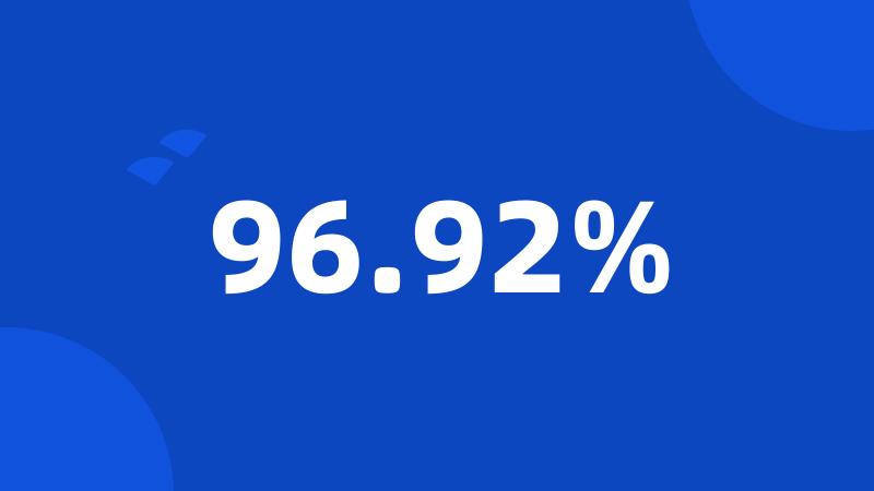 96.92%