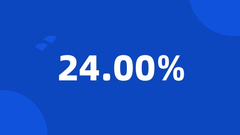 24.00%