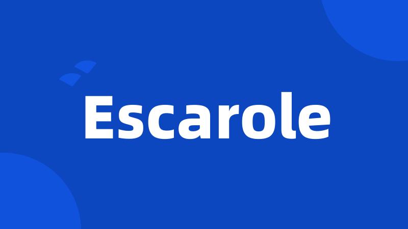 Escarole