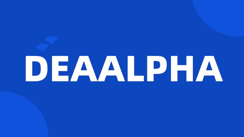 DEAALPHA