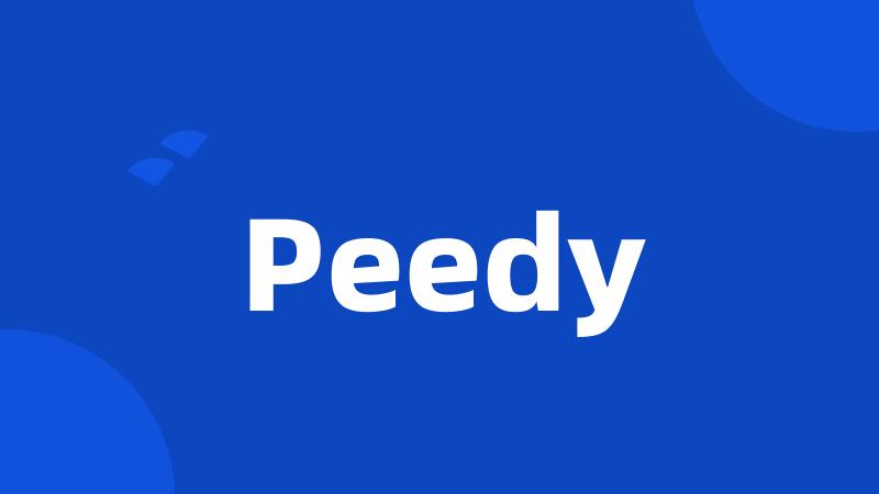 Peedy