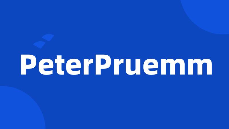 PeterPruemm