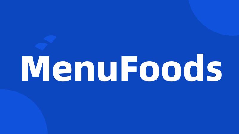 MenuFoods