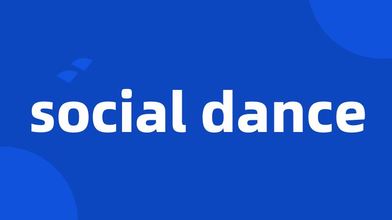 social dance