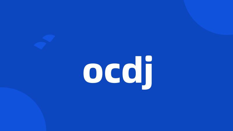 ocdj