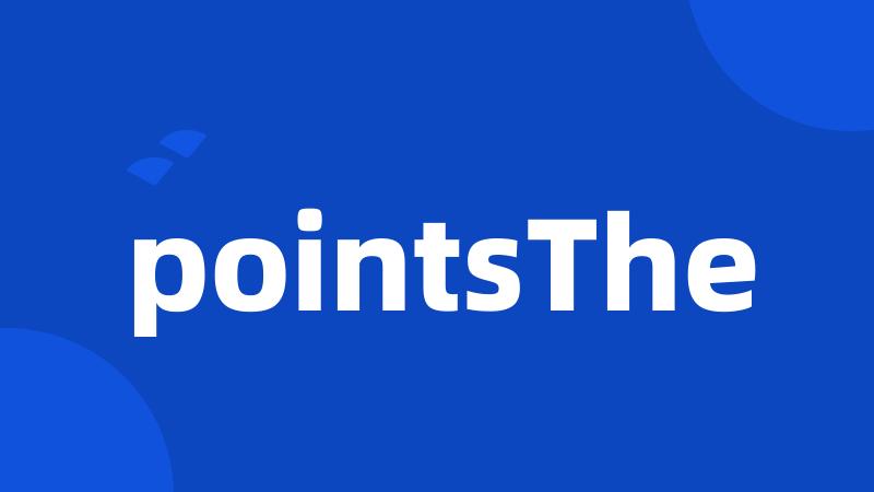 pointsThe