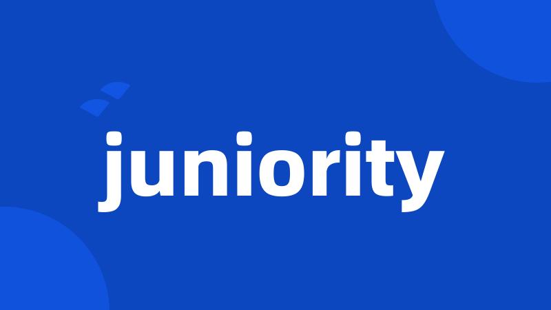 juniority