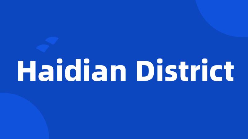 Haidian District