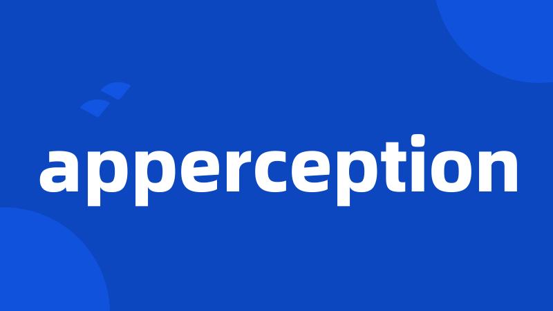 apperception