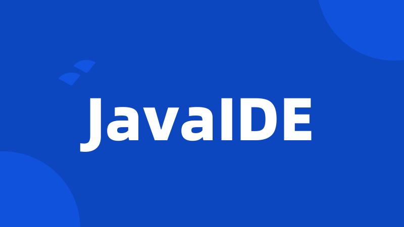 JavaIDE